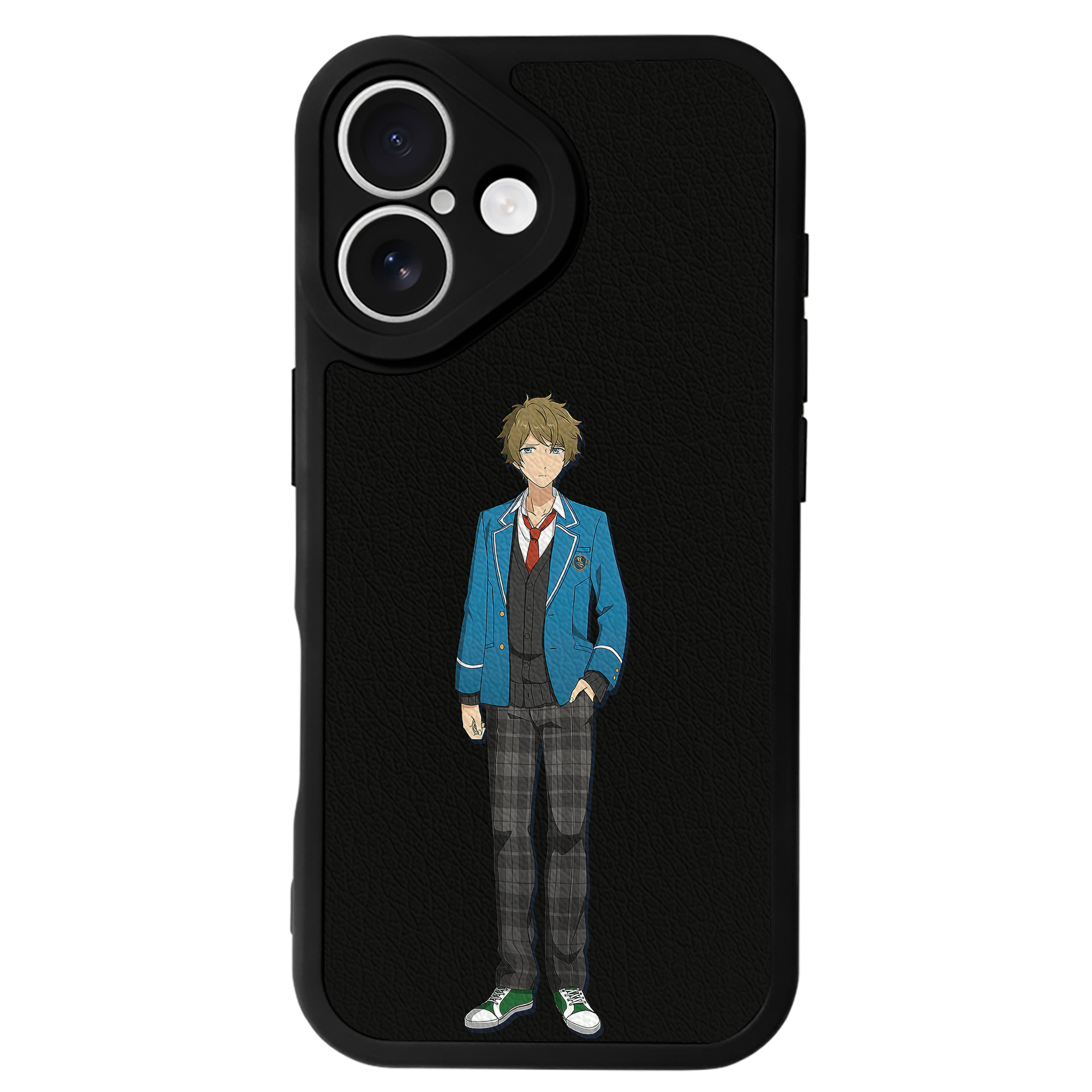 （画像用） あんさんぶるスターズ! Ensemble Stars 【iPhone 16シリーズ対応】シリコンスマホケース（レザー調） 材質：シリコン